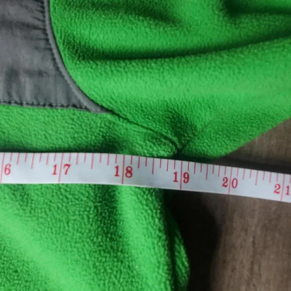 Columbia Green Gray Steens Mountain II Fleece Zip-Up Jacket Boys Large 14/16 EUC - Picture 7 of 15